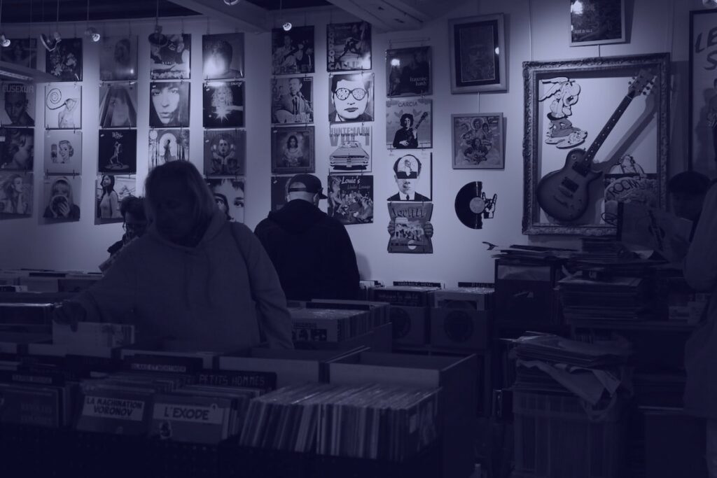 French record shop